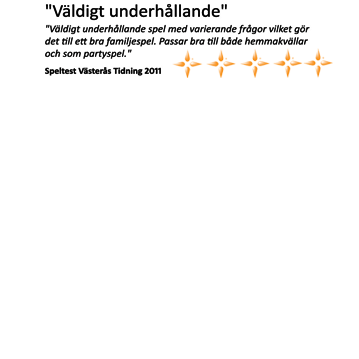 Sällskapsspel - Det borde man ju veta!