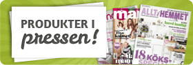 Produkter som synts i tidningar hittar du här!