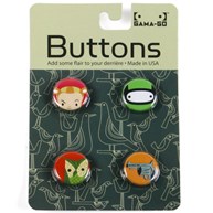 Badges - Tigerlily and friends