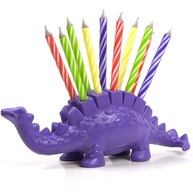 Tårtljushållare med ljus - Wishosaurus