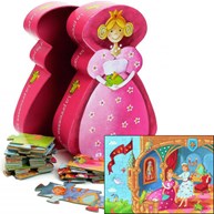 Pussel - Prinsessan och grodan