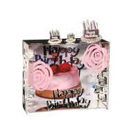 Kylskåpsdekor - Happy Birthday