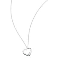 Silverhalsband med hjärta