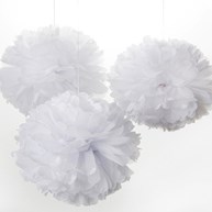Pompoms - Pappersblommor