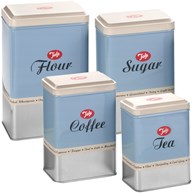Tala - Förvaringsburkar i plåt (4-pack)
