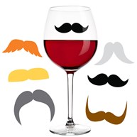 Glasmarkörer - Dapper ´Staches, mustasch