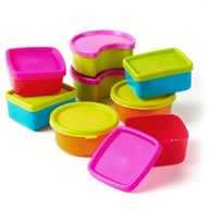 Förvaringsburkar, mini (8-pack)