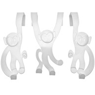 Dörrkrokar - Apa (3-pack)