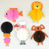 Dekoration - Honeycomb Parade (5-pack)