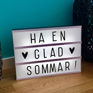 Ljuslåda - A Little Lovely Lightbox A4