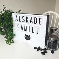 Ljuslåda - Letter Lightbox A4