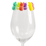 Glasmarkörer - Ananas (6-pack)