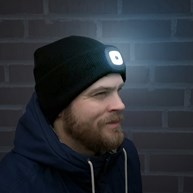 Mössa med LED-lampa