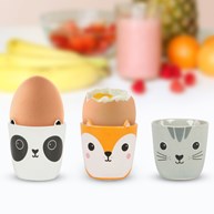 Äggkoppar - Djur (3-pack)