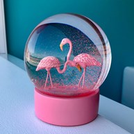 Snöglob - Flamingo