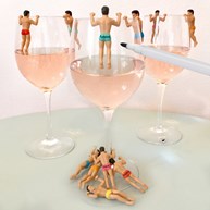 Glasmarkörer - Hunkar (12-pack)
