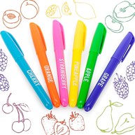 Luktpennor med fruktdoft (6-pack)