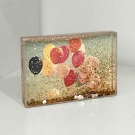 Fotoram med glitter