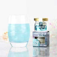 Drinkglitter - Blått glitterpulver med blåbärssmak