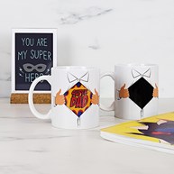Värmeaktiverad mugg - SUPER DAD