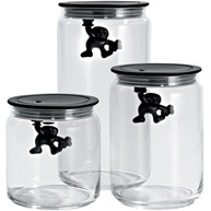 Alessi glasburk - Gianni, svart