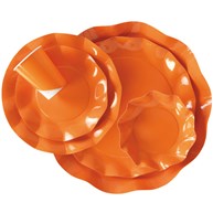Engångsartiklar till fest, orange