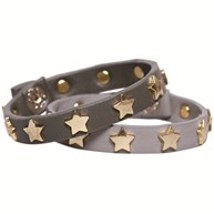 Läderarmband med stjärnor