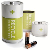 Batteriburk för återvinning av batterier