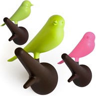Fåglar på brun krok (2-pack)