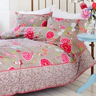 PiP Studio sängkläder - Birds in Paradise, khaki