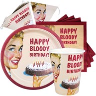 Partyprylar - Happy Bloody Birthday