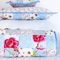 PiP Sängöverkast - Birds in Paradise, patchwork