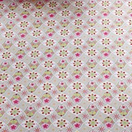 PiP underlakan med resår - Star Flowers, khaki