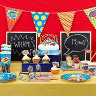 Festartiklar - Pop Art Superhero Party