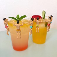 Glasmarkörer - Hunkar (6-pack)