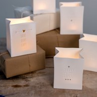 Ljuslykta i porslin - Light bag