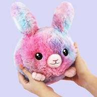 Squishable Gosedjur - Fluffig kanin, rosa