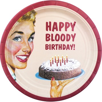Partyprylar - Happy Bloody Birthday
