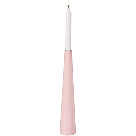 Ljusstake - Siesta, Crystal pink 36 cm