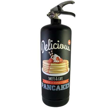 Brandsläckare - Pancake, Svart