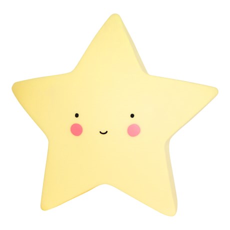 Stjärnlampa - A Little Lovely Star Light, Gul