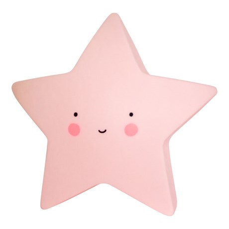 Stjärnlampa - A Little Lovely Star Light, Rosa