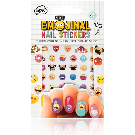 Nail Art - Nagelklistermärken, Emoji, Multi