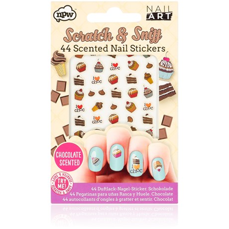 Nail Art - Nagelklistermärken med doft, Choklad, Multi