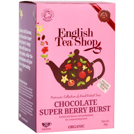 Ekologiskt rött te med frukt - English Tea Shop, Choklad & Superbär