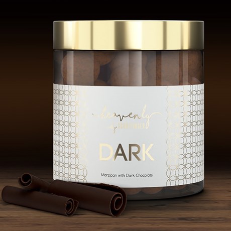 Marsipan med mörk choklad - DARK, 150g