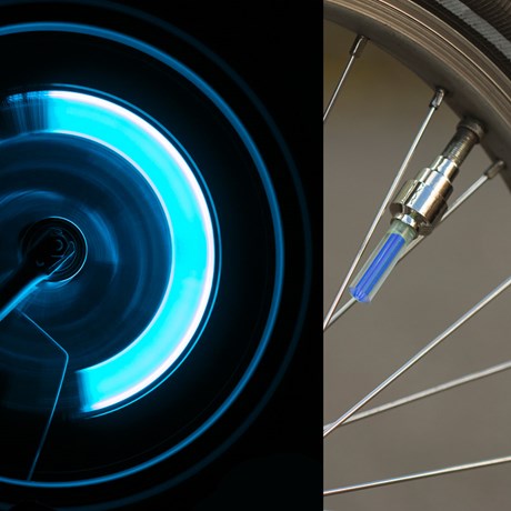 LED-lampor till cykelhjul (2-pack), Multi