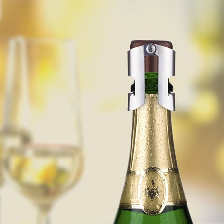 Champagne Stopper - Champagneförslutare, Rostfritt stål