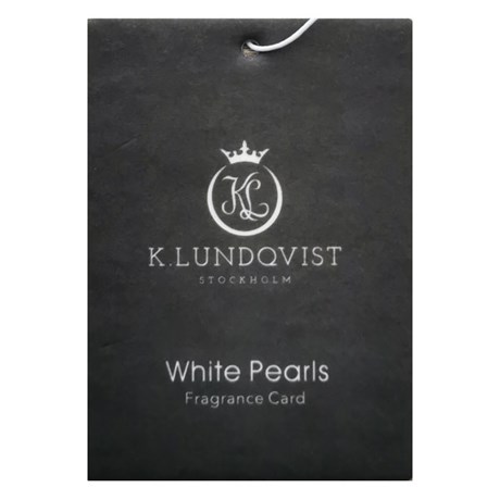 Bildoft / Garderobsdoft - K. Lundqvist, White Pearls