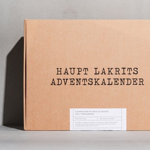 Adventskalender med lakrits 2021 - Haupt, Lakrits